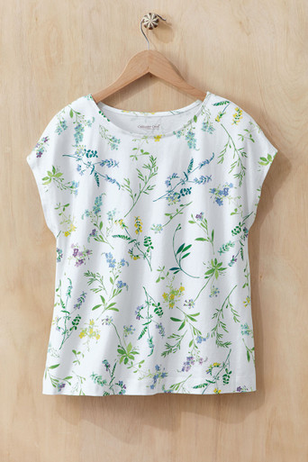 Botanical Casual Comfort Tee
